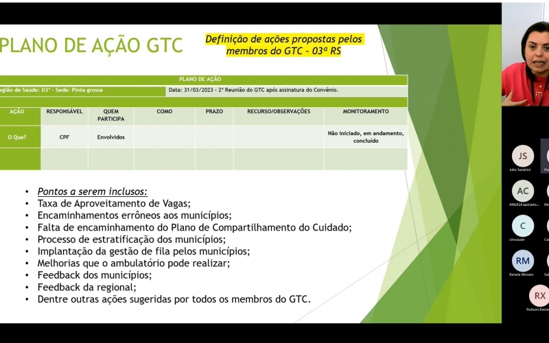 GTC deve contar com Plano de Ação para melhorias do Qualicis